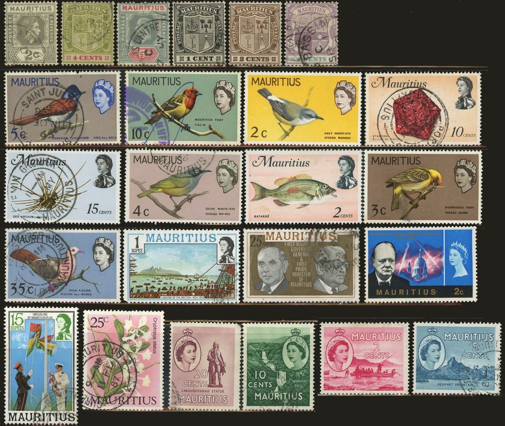Mauritius Postage British Commonwealth Stamp Collection Used