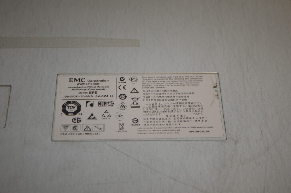 ^ EMC EPE Hard Drive Array HDD Expansion Bay (No Hard Drives) #W5899