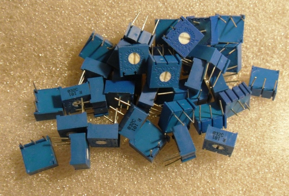 Bourns Trim Pots - Multi & Single Turn - Tested