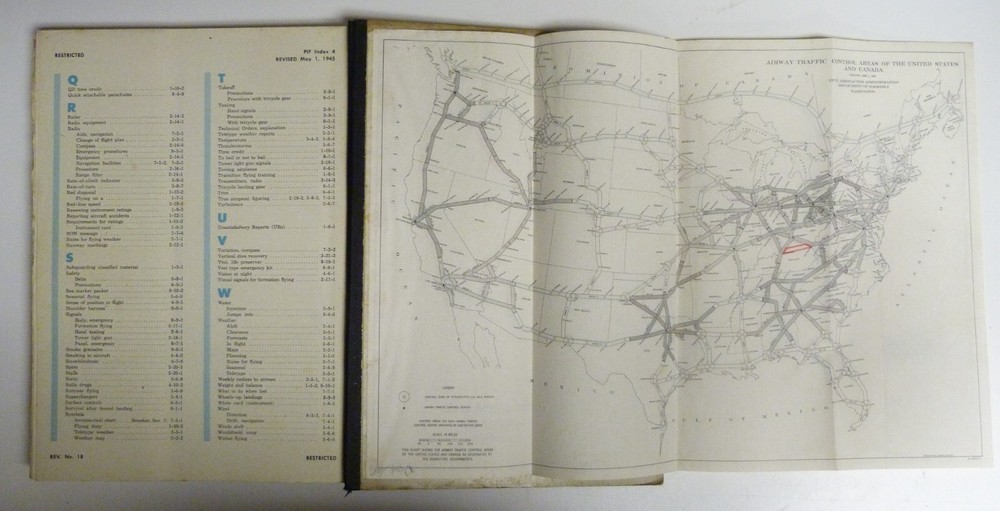 WWII WW2 Pilots' Information File - Named w Certificate