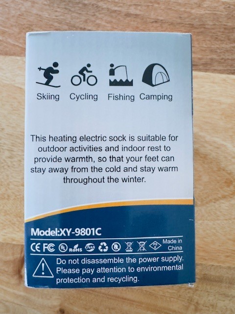 Heated Socks Rechargeable Battery - New