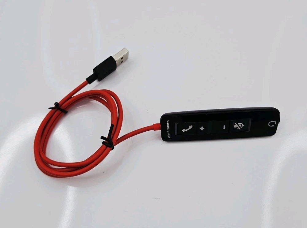 Plantronic Poly Blackwire 5200 C5200 Series Inline Assembly USB Control Cable