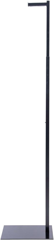 Adjustable Black Single Arm Clothes Rack for Retail Display
