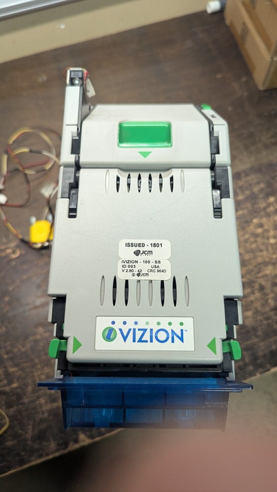 jcm bill acceptor validator Model iVIZION-100-SS