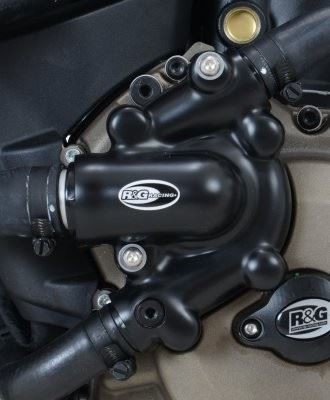 R&G Engine Case Covers Black Ducati Diavel 2011 - 2018