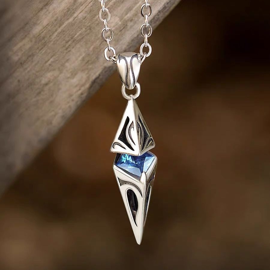 Hip-hop style Starlight three-dimensional necklace