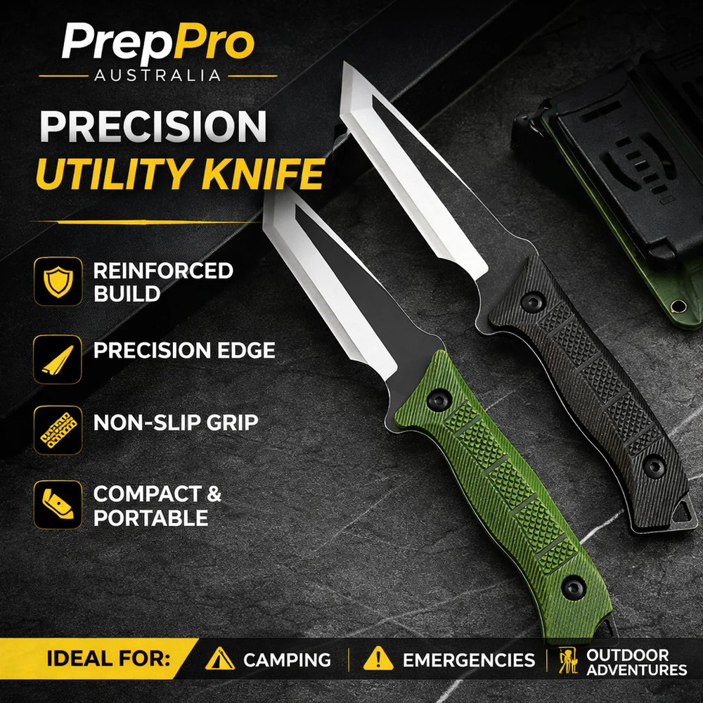 Fixed Blade Utility & Survival Knife – Recon | PrepPro