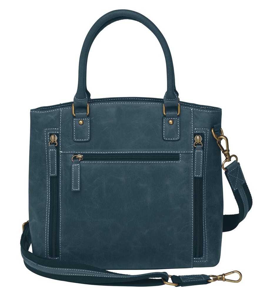 Distressed Leather Town Tote