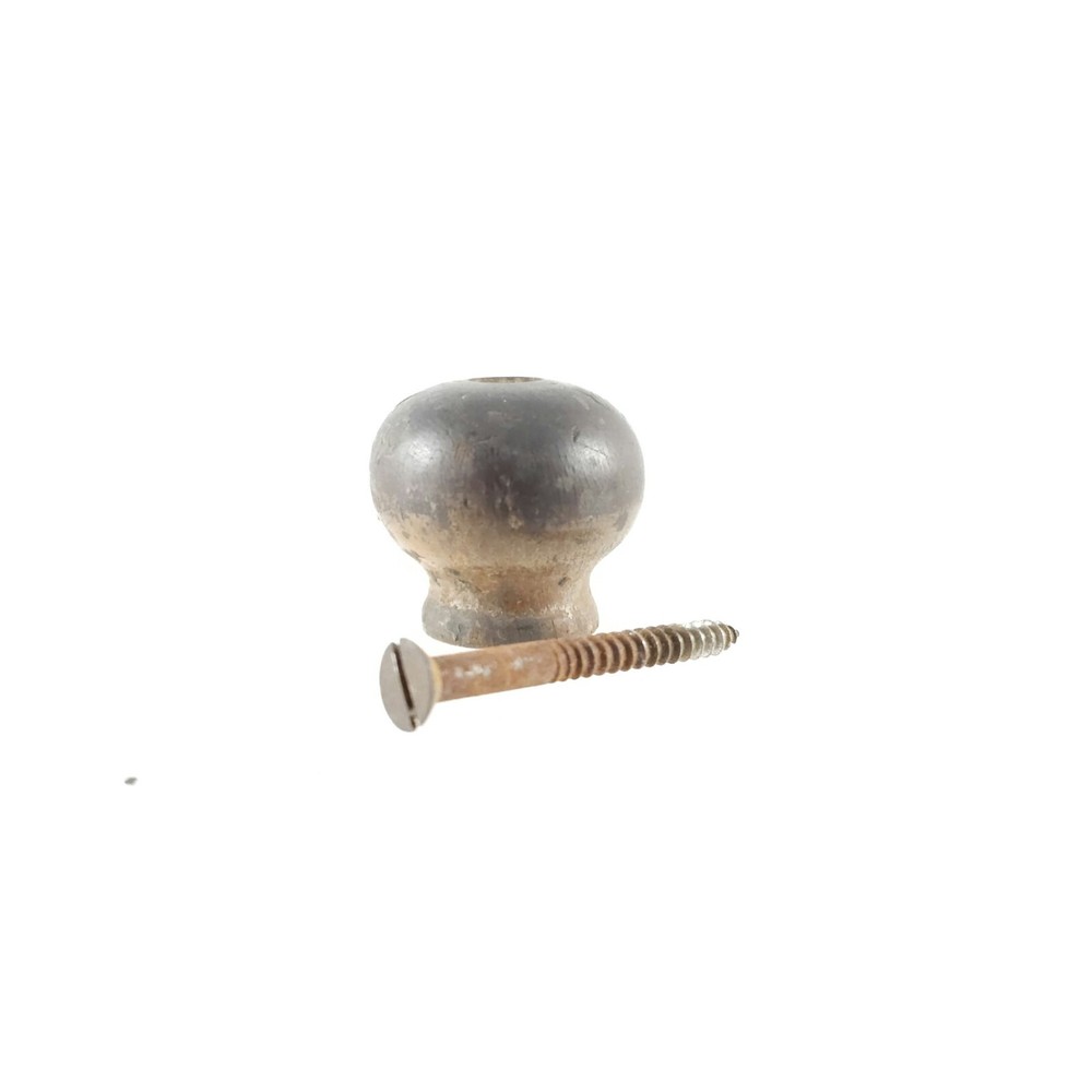 Original Beech Knob & Screw For Stanley's Transitional Smoothing Planes