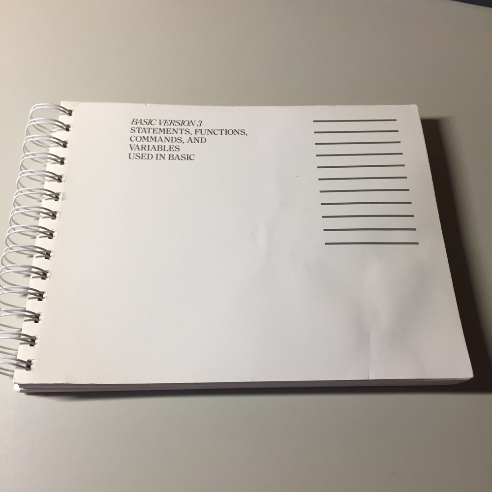 Vintage 1985 COMPAQ MS DOS & BASIC Version 3 Manuals VHTF