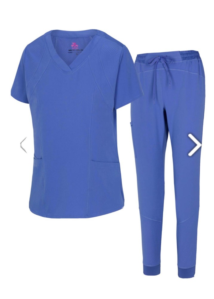 scrub sets women stretch jogger