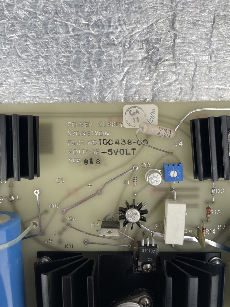 SYGNETRON 10C438-00 POWER SUPPLY CIRCUIT BOARD
