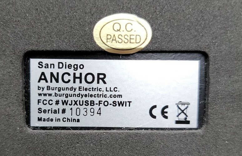 Anchor USB Foot Switch For Digital Transcription.