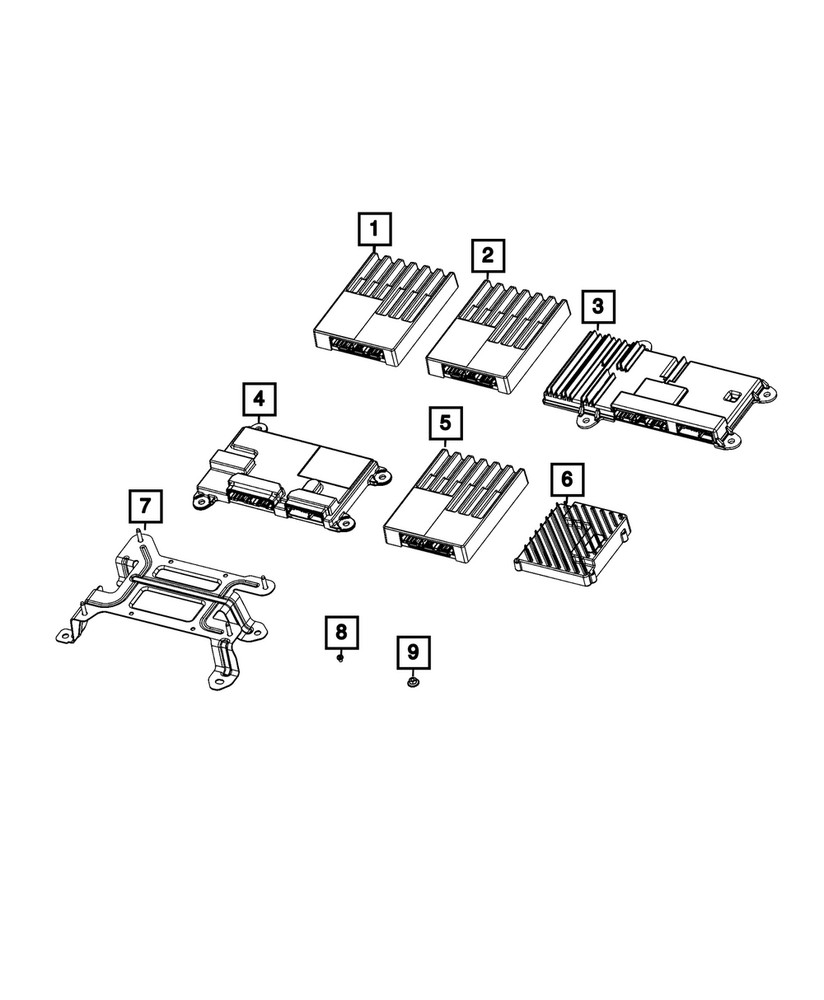 Genuine Mopar Amplifier 68531934AG