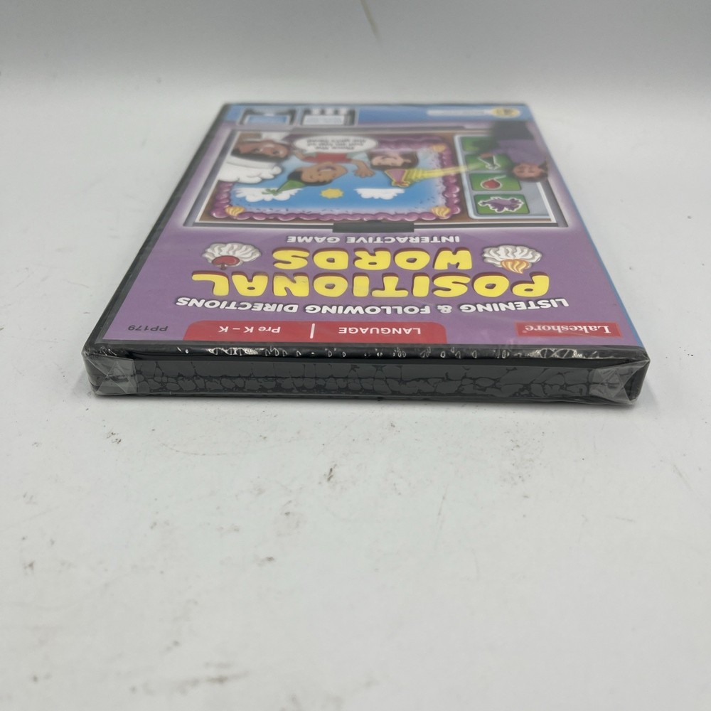 Positional Words: Interactive Game • Lakeshore • Windows/Mac • New/Sealed!!!
