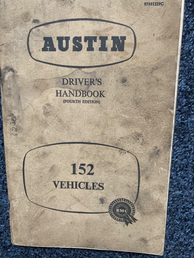 AUSTIN 152Vehicles  Owners handbook