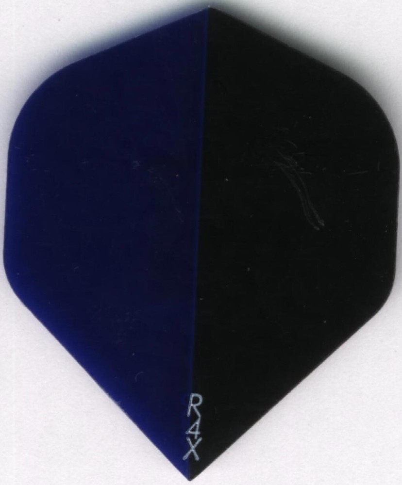 Blue And Black Translucent Ruthless Dart Flights: 3 per set