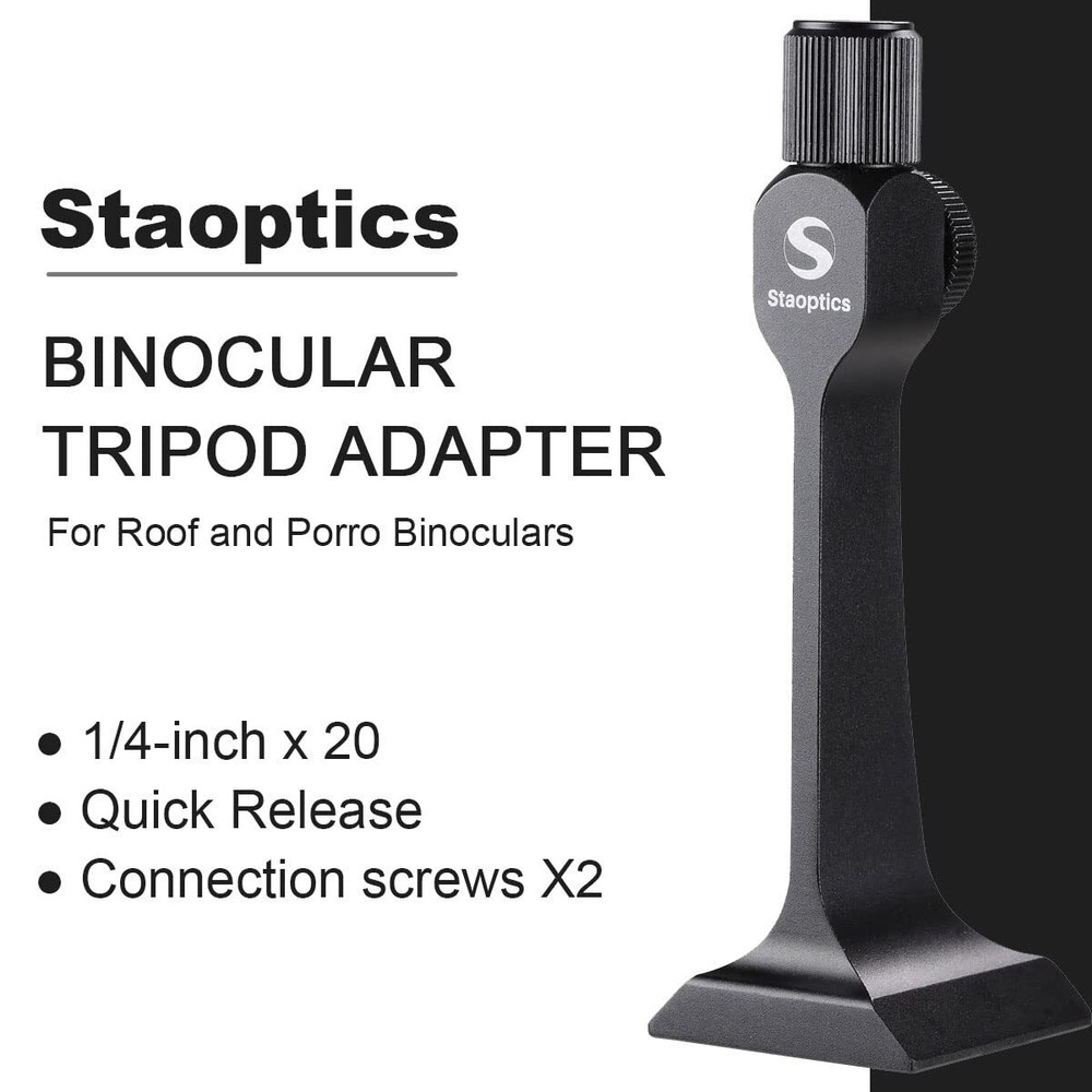 Binocular Tripod Adapter Quick Release With 38mm Mounting Base 1/420 Inch Thread