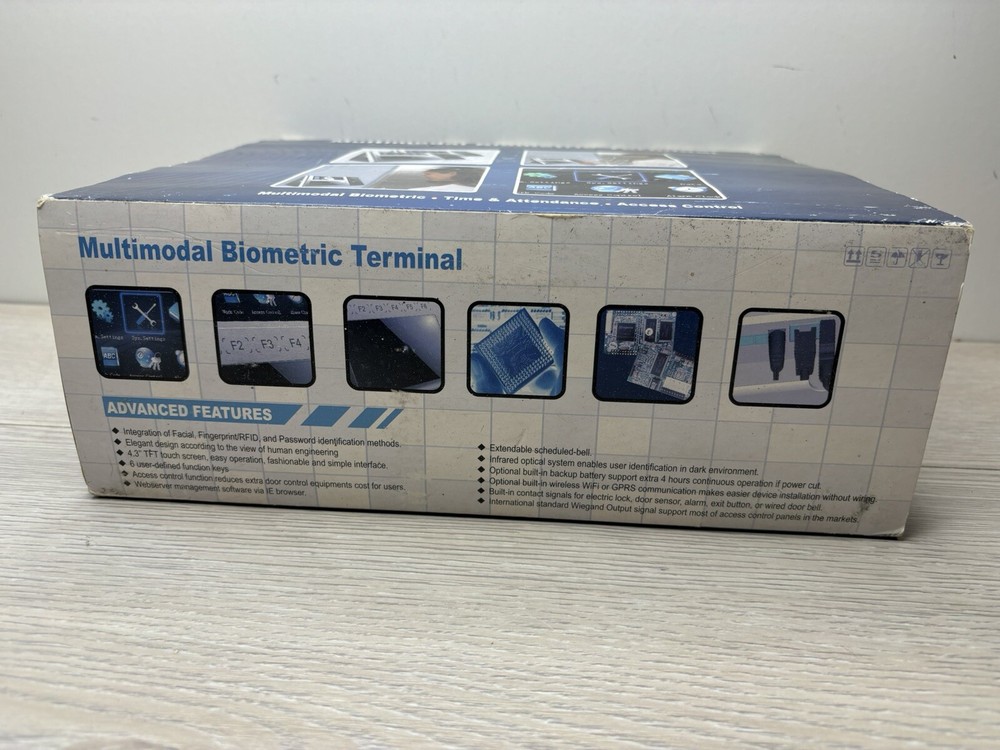 Multimodal Biometric Terminal Time & Attendance Face, Fingerprint Access Control
