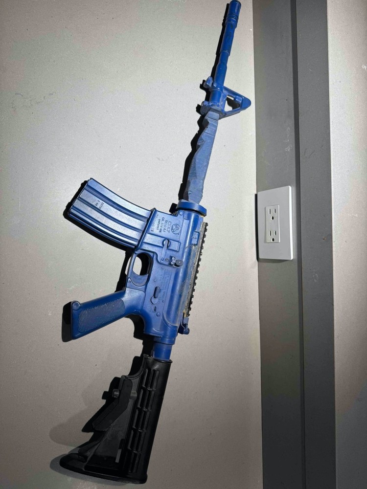 Ring's Blue Gun Training Replica Accessorized: VLTOR/Surefire/DanielDefense/GGG