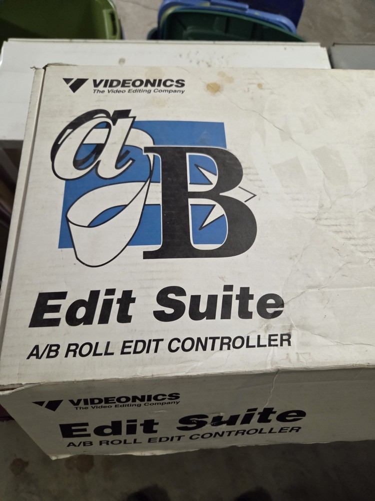 VIDEONICS Edit Suite A/B Roll Controller AB-1 With Adapter, Manual, Box