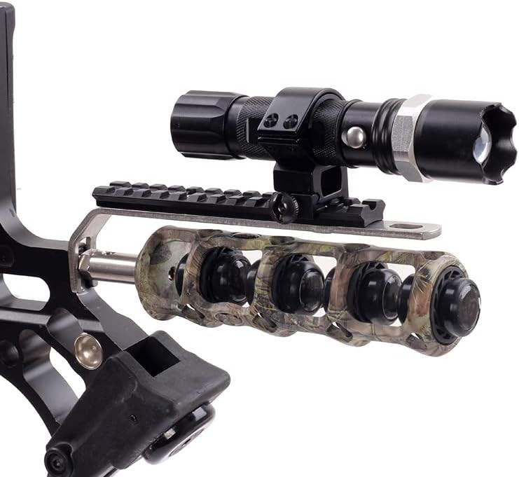 SOPOGER Archery Flashlight Mount Stabilizer - Compound Bow Accessories Light...