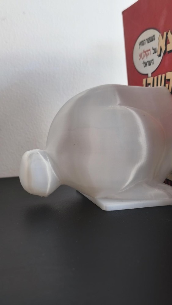 Minimalist Rabbit Bookends - 3D Printed Bunny Bookshelf Decor