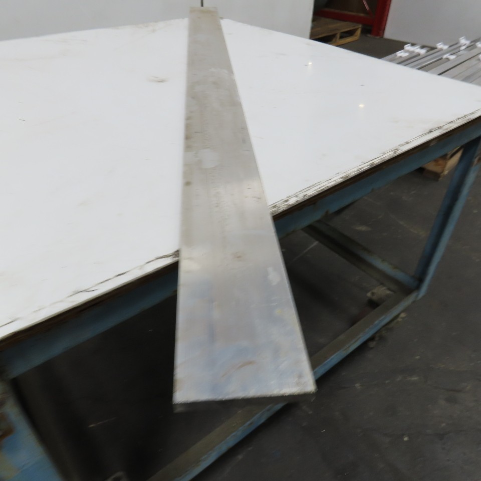 1/2" x 4" Solid Aluminum 6061 Flat Stock 62" Length