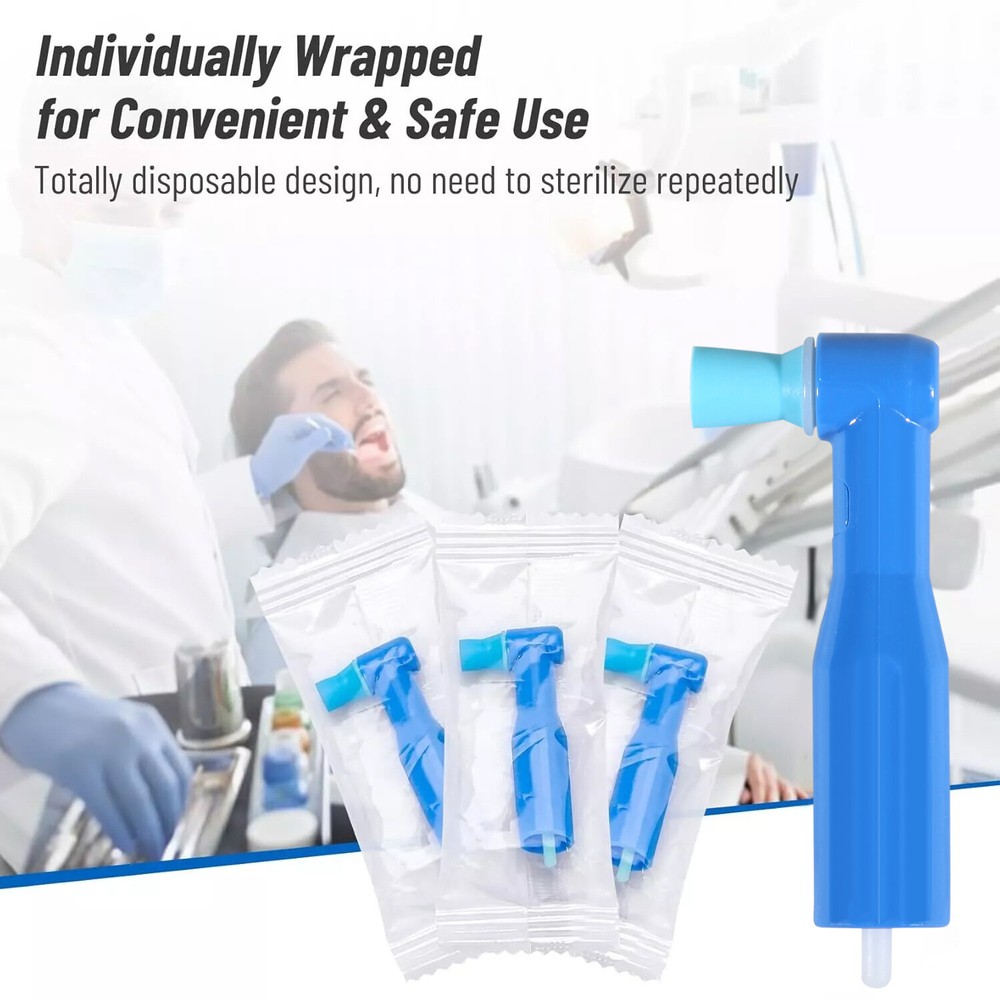 100 Dental Prophy Angles Soft Cup, Disposable & Latex Free, Premium Quality