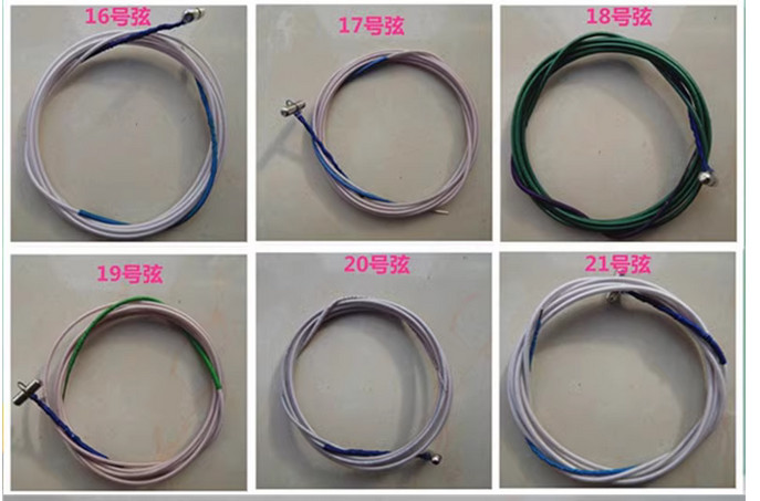 Guzheng B string standard strings Germany with steel core 1-21 sets strings