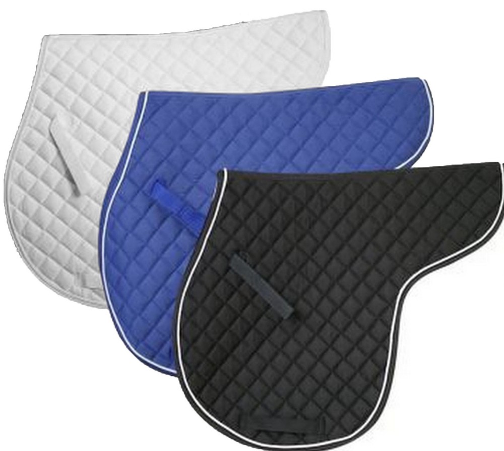 Showman 100% Cotton All Purpose English Saddle Pad