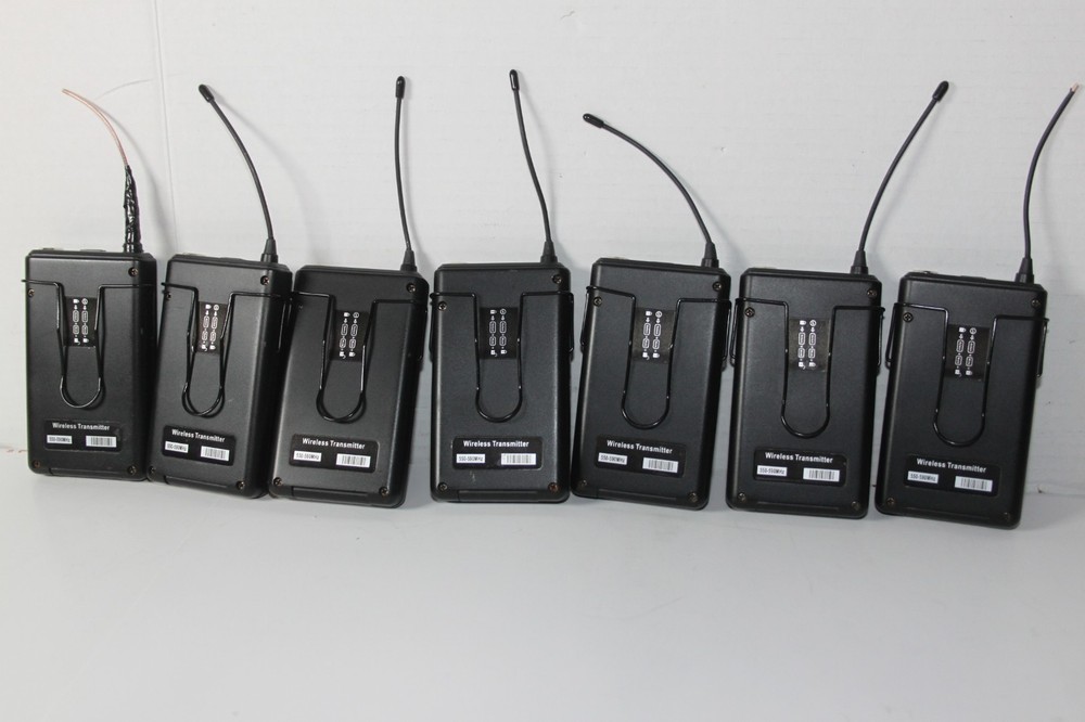 Lot of 7 GTD Audio Transmitter Untested