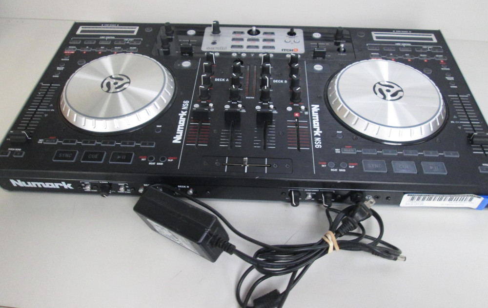 Numark NS6 Professional 4-Channel DJ Controller Touch-sensitive illuminate Mixer