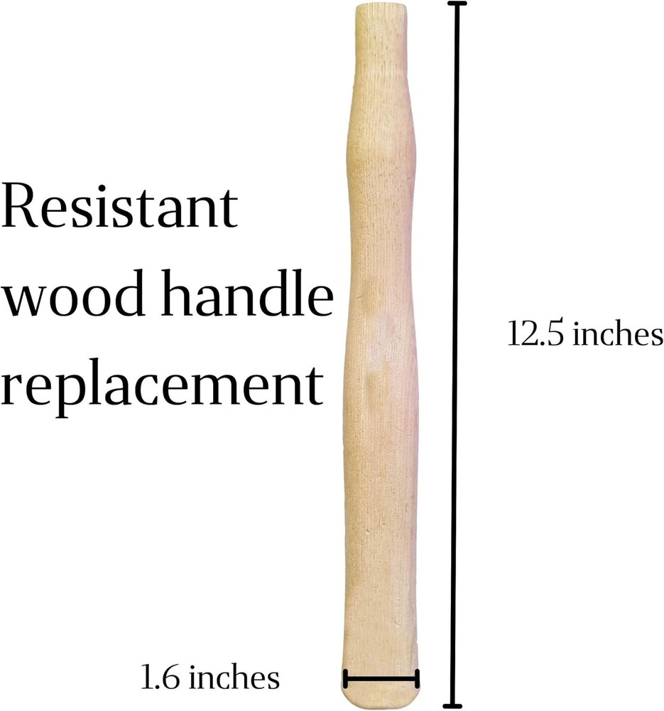 1 pack Wood Sledge hammer handle replacement for 2, 3 and 4 lb Complete Set