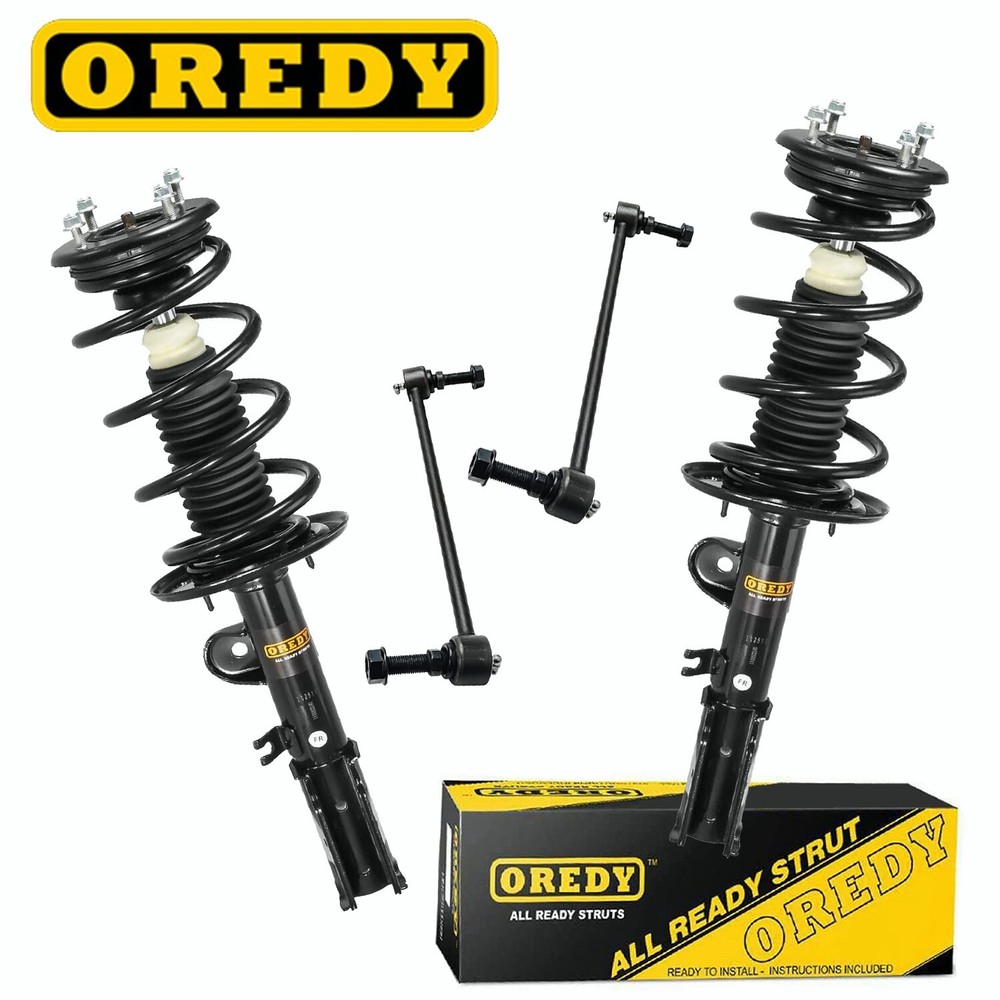 4PC Front Struts + Sway Bar Ends Kit for 2013 - 2016 2017 2018 Ford Explorer