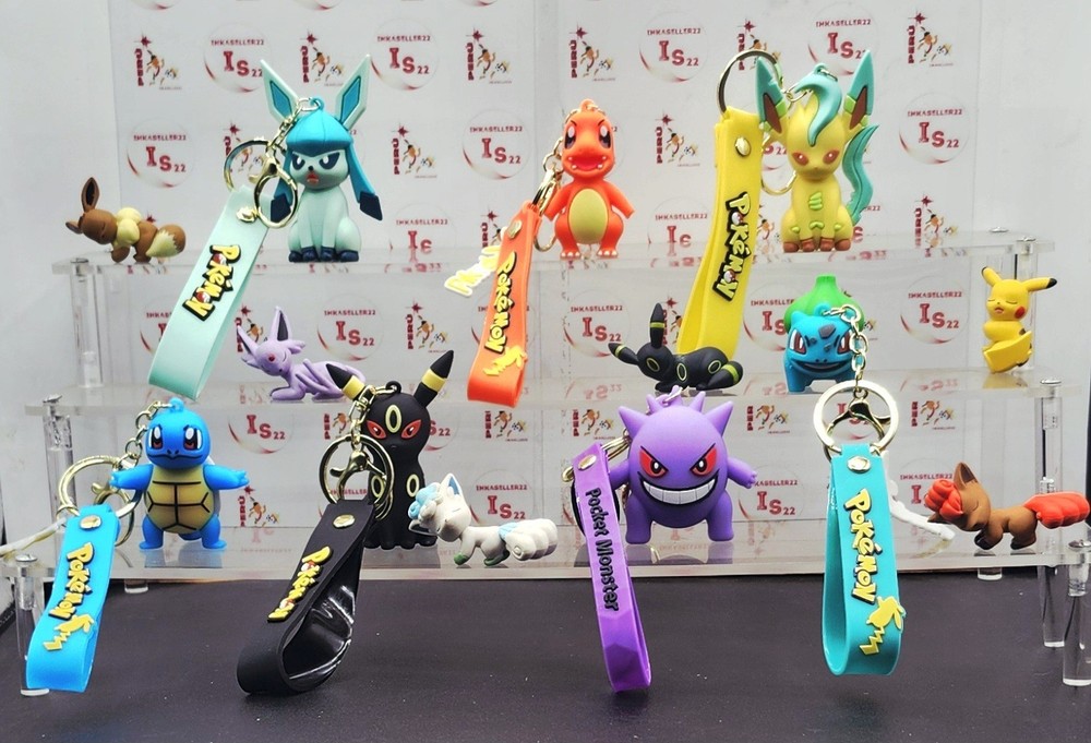 Pokémon Keychains & Cable Protectors