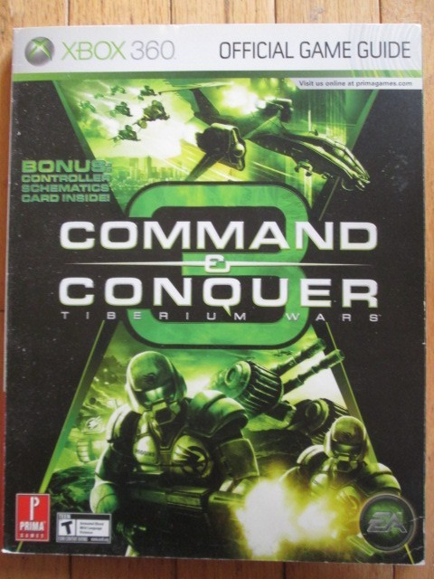 Command & Conquer Tiberium Wars Xbox 360 Game Strategy  Guide Book