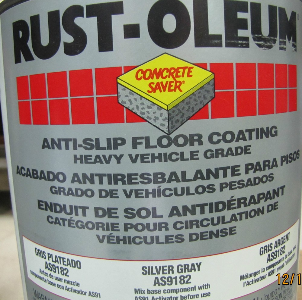 RUST-OLEUM AS9182 425 AS9182425 SILVER GRAY HIGH PERFORMANCE FLOOR COATING KIT