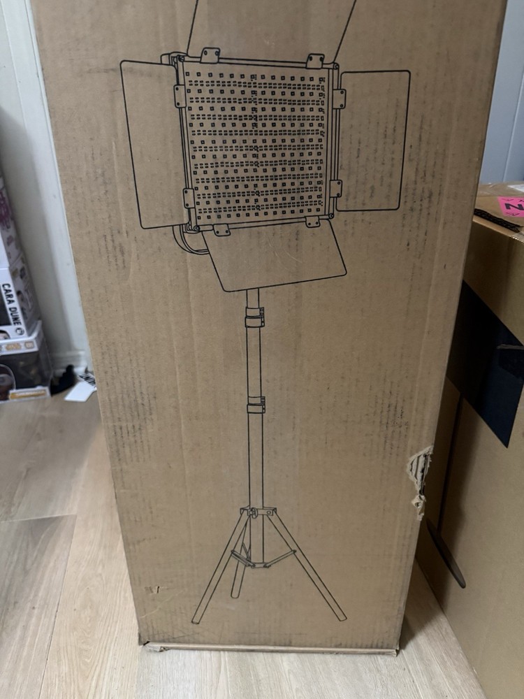 LED Panel Light with Adjustable tri-pod stand Warm White, read post!!