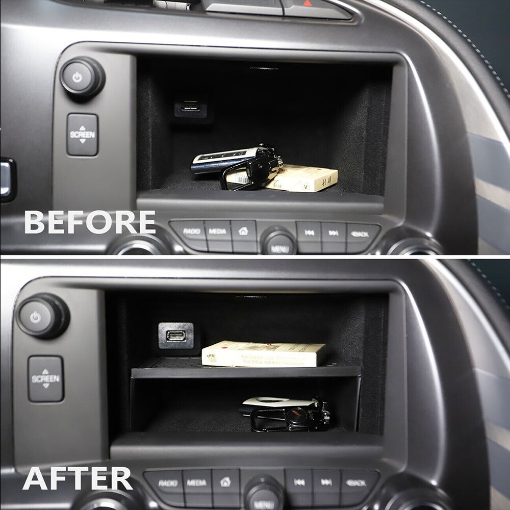 Dashboard Storage box Compartment Tray fit for Corvette C7 Stingray 2014-2019