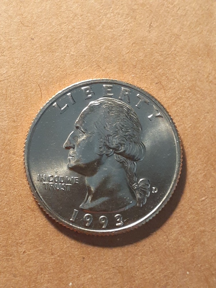 1993 D WASHINGTON QUARTER