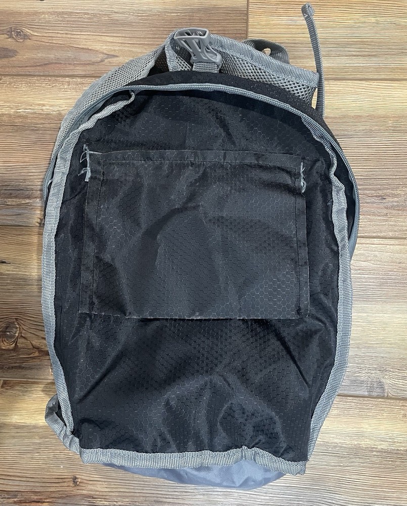 Bago Lightweight Packable Travel Backpack Gray Mesh Side Pockets Small Kids