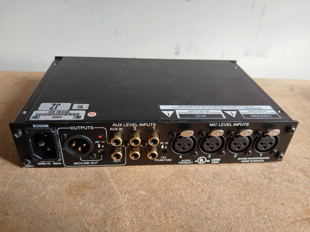 Shure SCM 268 4 Channel Compact Mixer