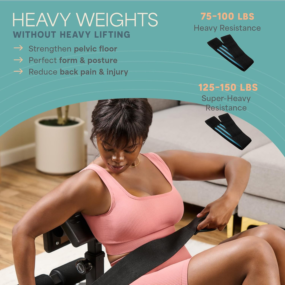 Hip Thrust Machine – Foldable Glute Bench Hip Thrust Platform – Booty Trainer fo