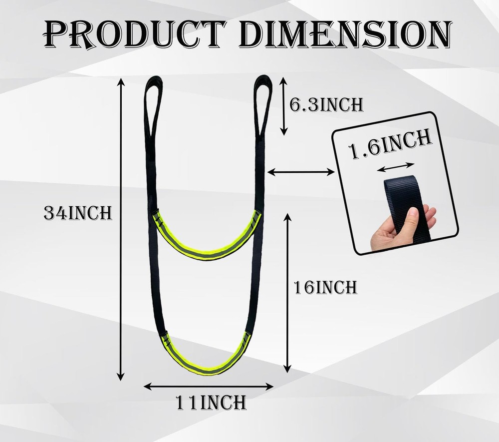CRAFTJOY 2-Step Climbing Stick Aider, Tree Stand Steps,with Reflective Layer...