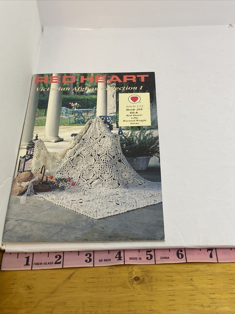 Red Heart Crochet Patterns Victorian Afghan Collection Pattern Book 368
