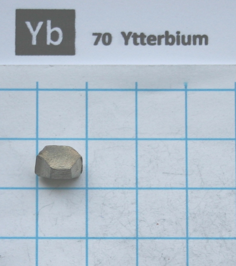 1.2 gram 99.9% Ytterbium metal element 70 sample