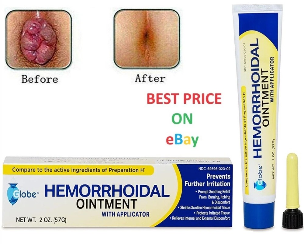 Hemorrhoidal Ointment - Maximum Strength - for Burning Itching Discomfort 2oz