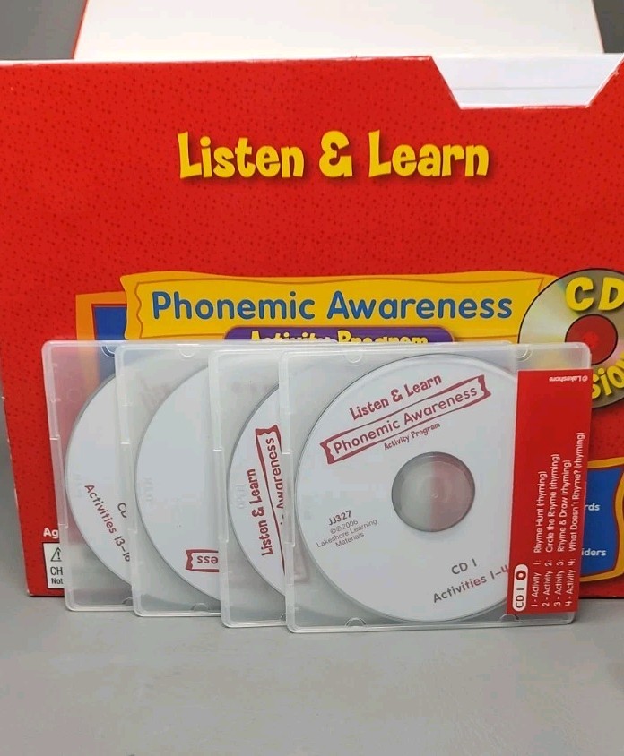 Lakeshore Listen & Learn Phonemic Awareness Activity Program CD Version JJ327