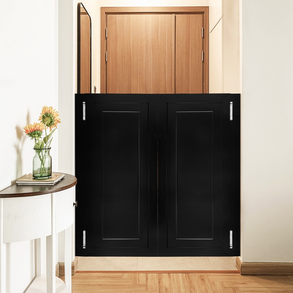 Stylish Solid Wood Swing Doors for Cafes and Interior Spaces